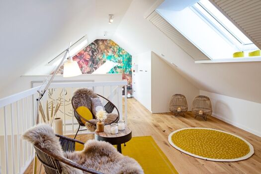 Schlafzimmer zwei auf der Empore