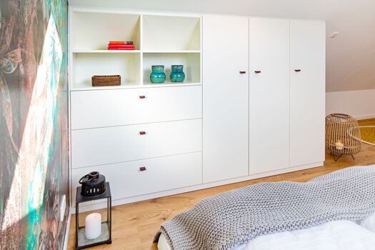 Schlafzimmer zwei auf der Empore