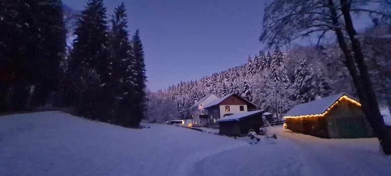 Wintermagie am Wald Kobel 