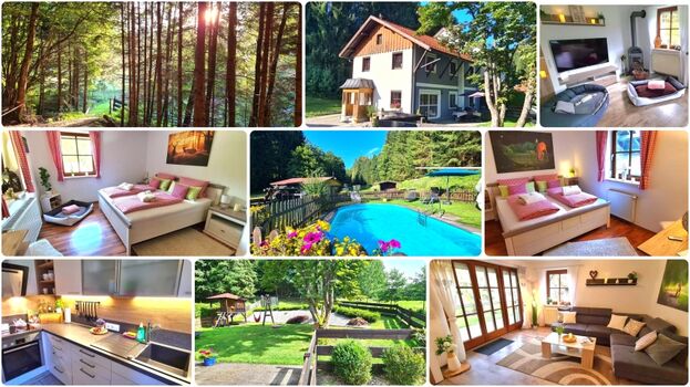 Bauernsacherl Wald Kobel mit eigenem eingezäunten Garten 