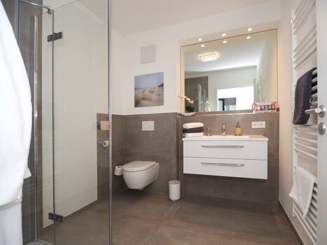 voll ausgestattetes Duschbad