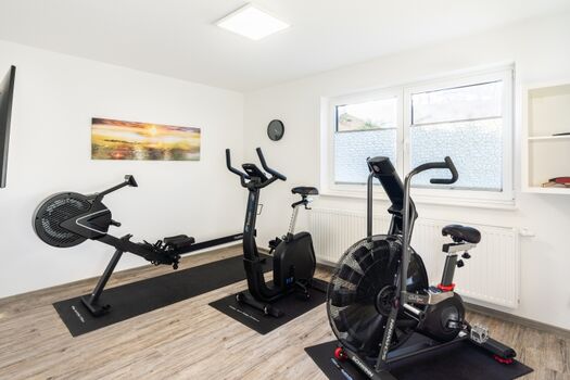 Fitnessraum im Souterrain