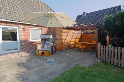 Sitzplatz auf der Terrasse