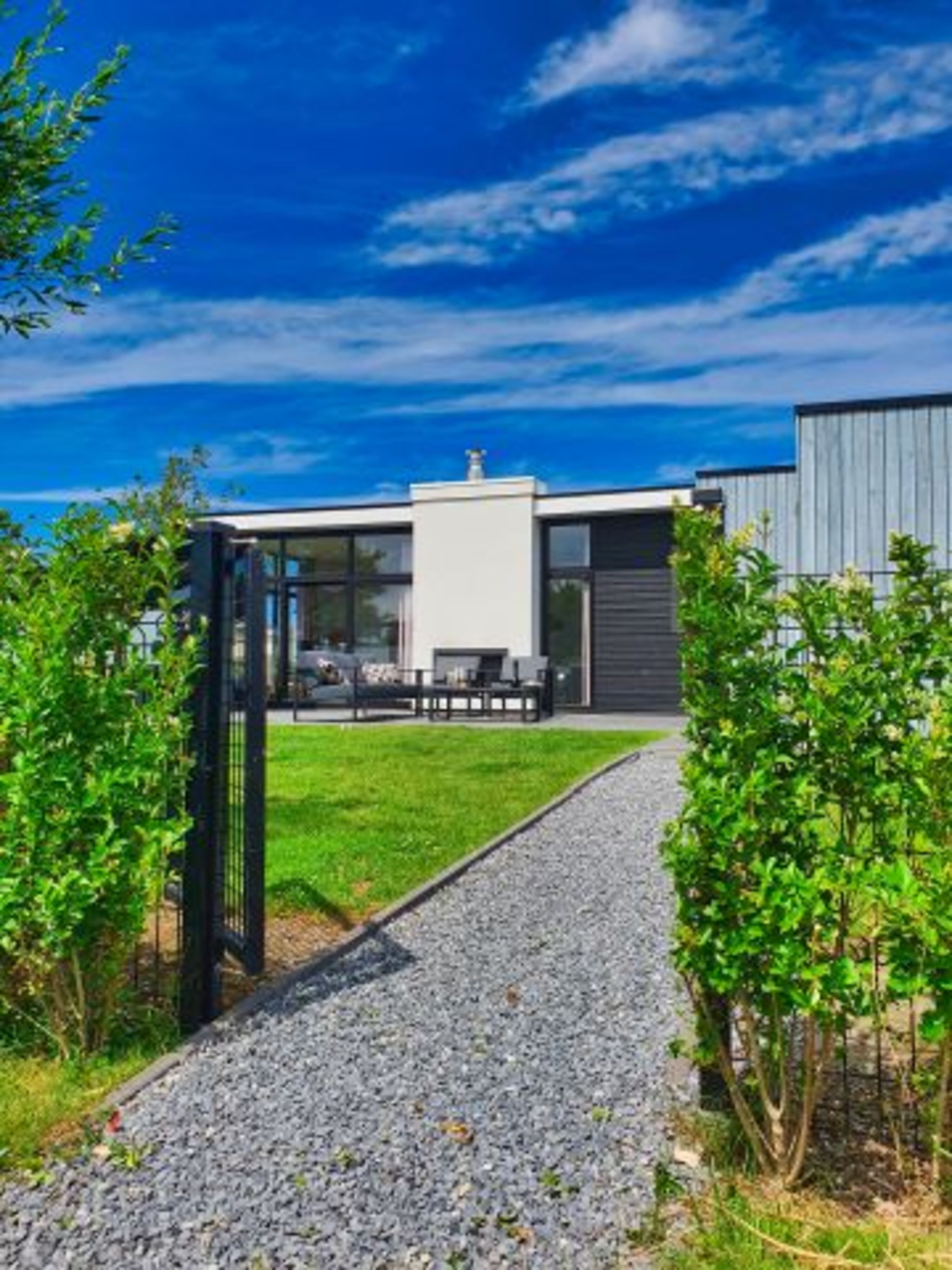 Eingang zum Chalet