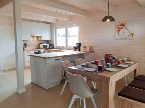 Blick Essbereich Küche Strandlümmel