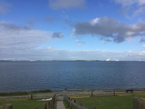 Blick vom Nordseedeich