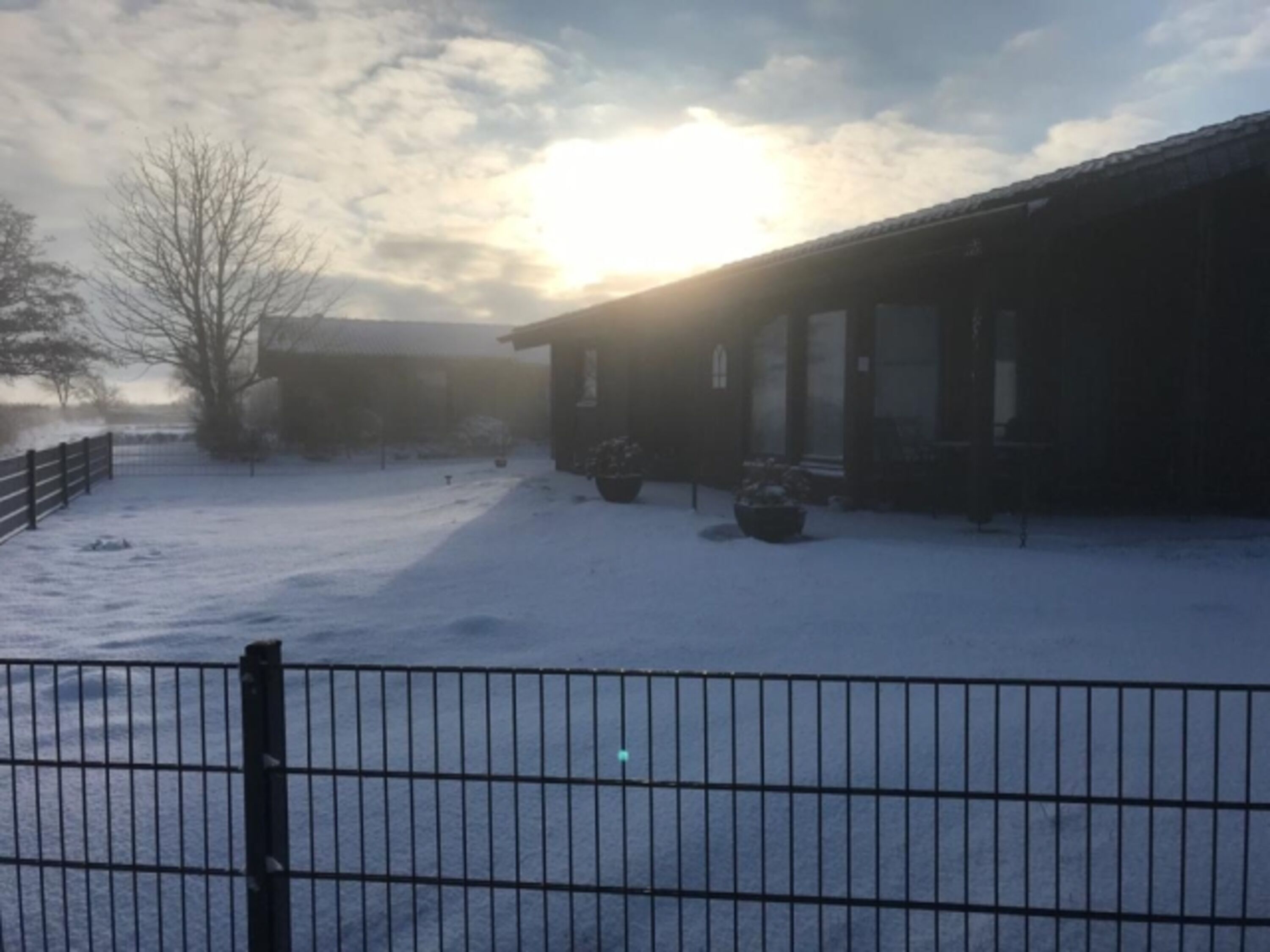 Haus bei Schnee