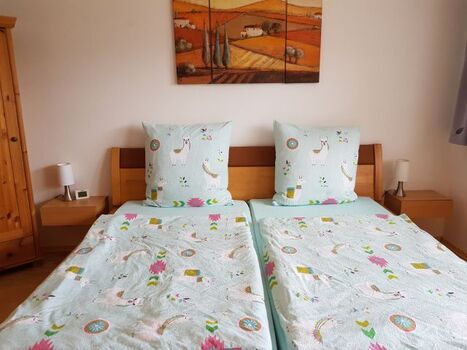 Schlafzimmer, Doppelbett