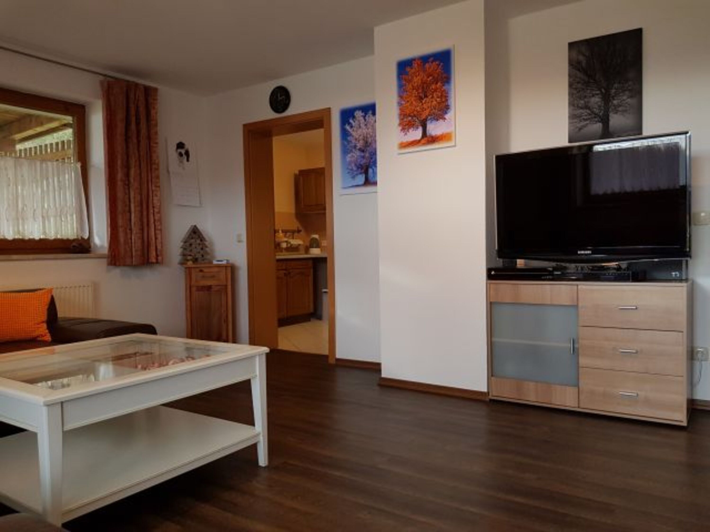 Wohnzimmer, SAT-TV