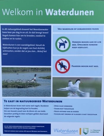 Waterdunen Naturschutzgebiet auch mit Hund zugänglich 