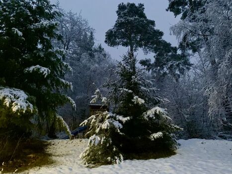 Winter im Kleines Jagdhaus