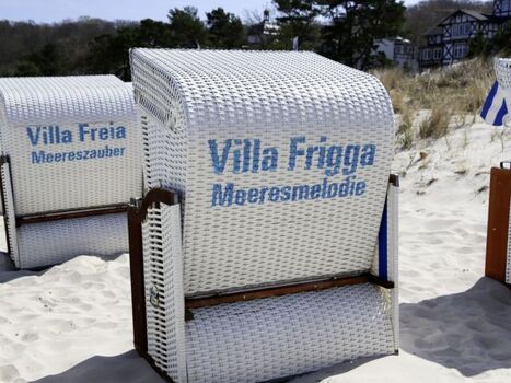 Der eigene Strandkorb nur wenige Schritte entfernt