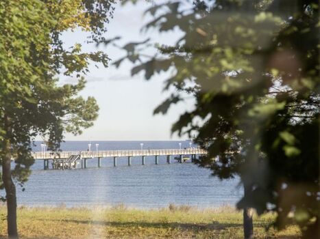 Meerblick bis zur Seebrücke