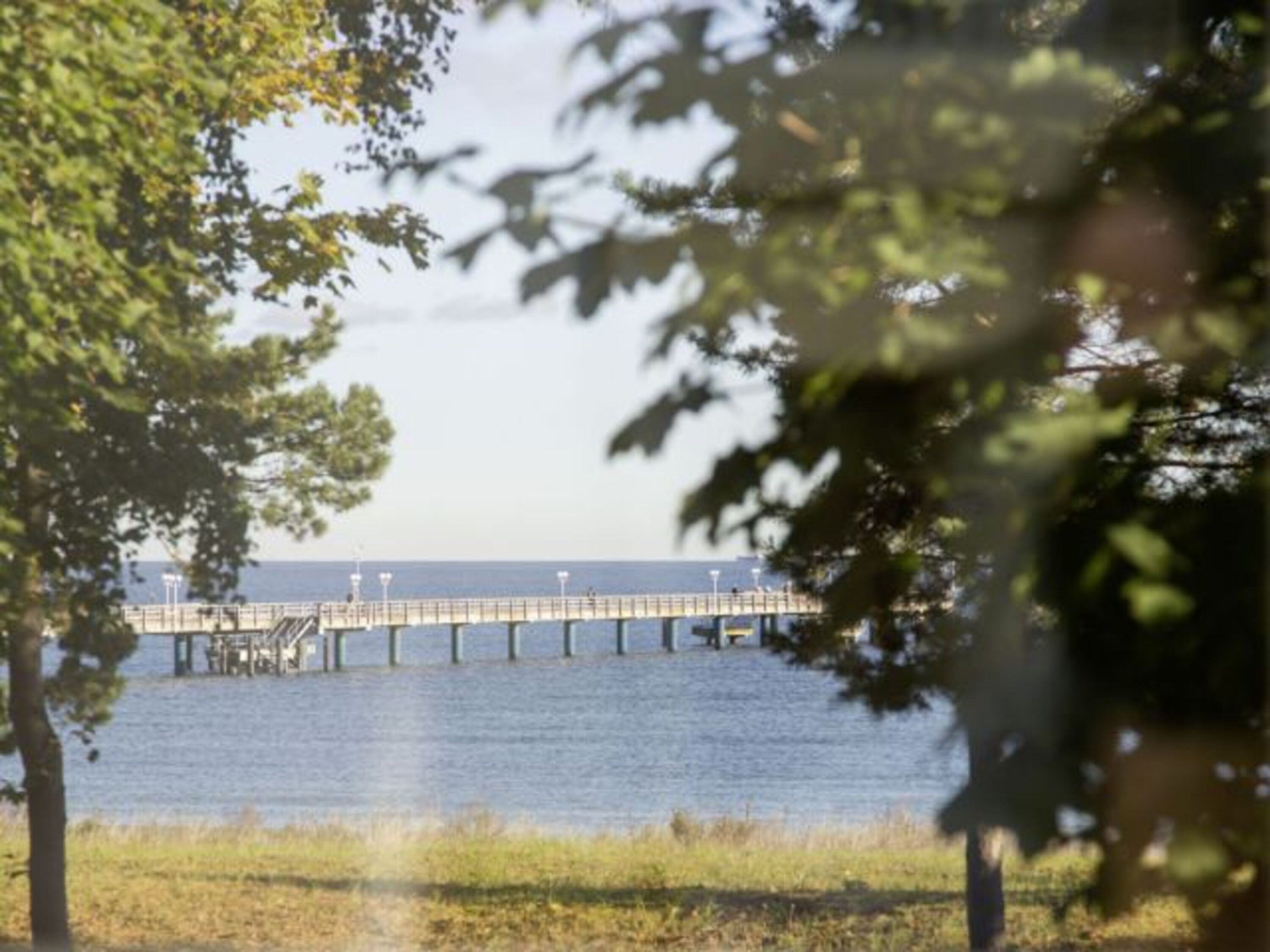 Meerblick bis zur Seebrücke