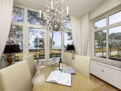 Loggia direkt an der Strandpromenade mit Meerblick