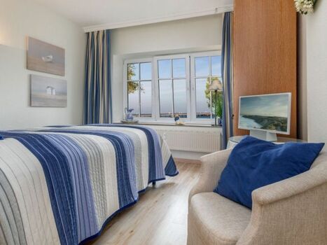 Das zweite Schlafzimmer mit herrlichem Meerblick