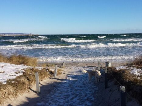 Winterlich kalt, aber mit herrlich klarer Ostseeluft