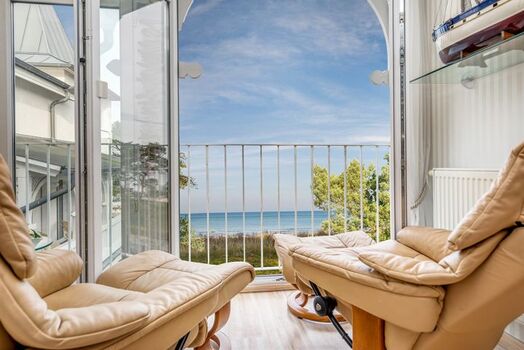 Wundervoller Blick aus der schönen 