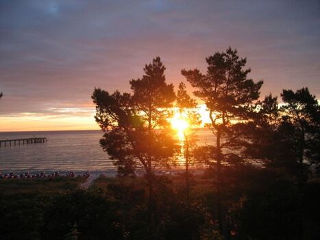 Ausblick aus der Wohnung Morgenröte