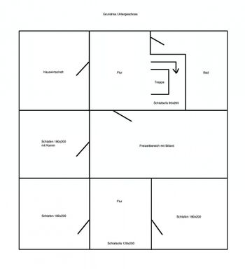 Grundriss Untergeschoss