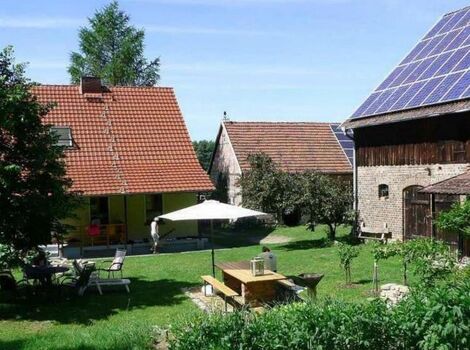 Der Innenhof des Anwesens