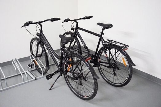 2 Fahrräder zur freien Verfügung!