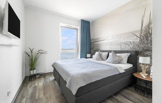 1. Schlafzimmer - fast wir eine Außenkabine!