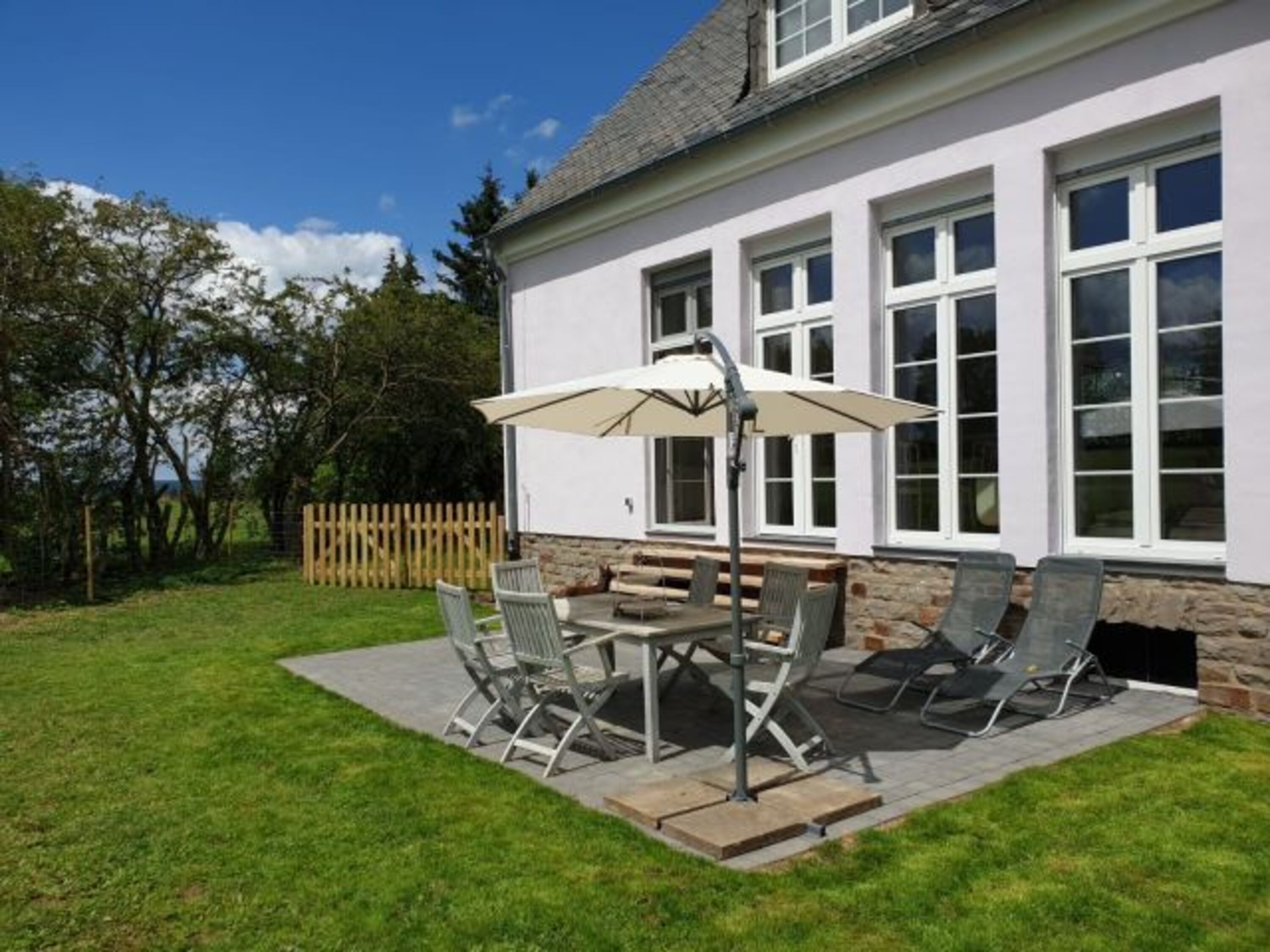 Terrasse am Haus
