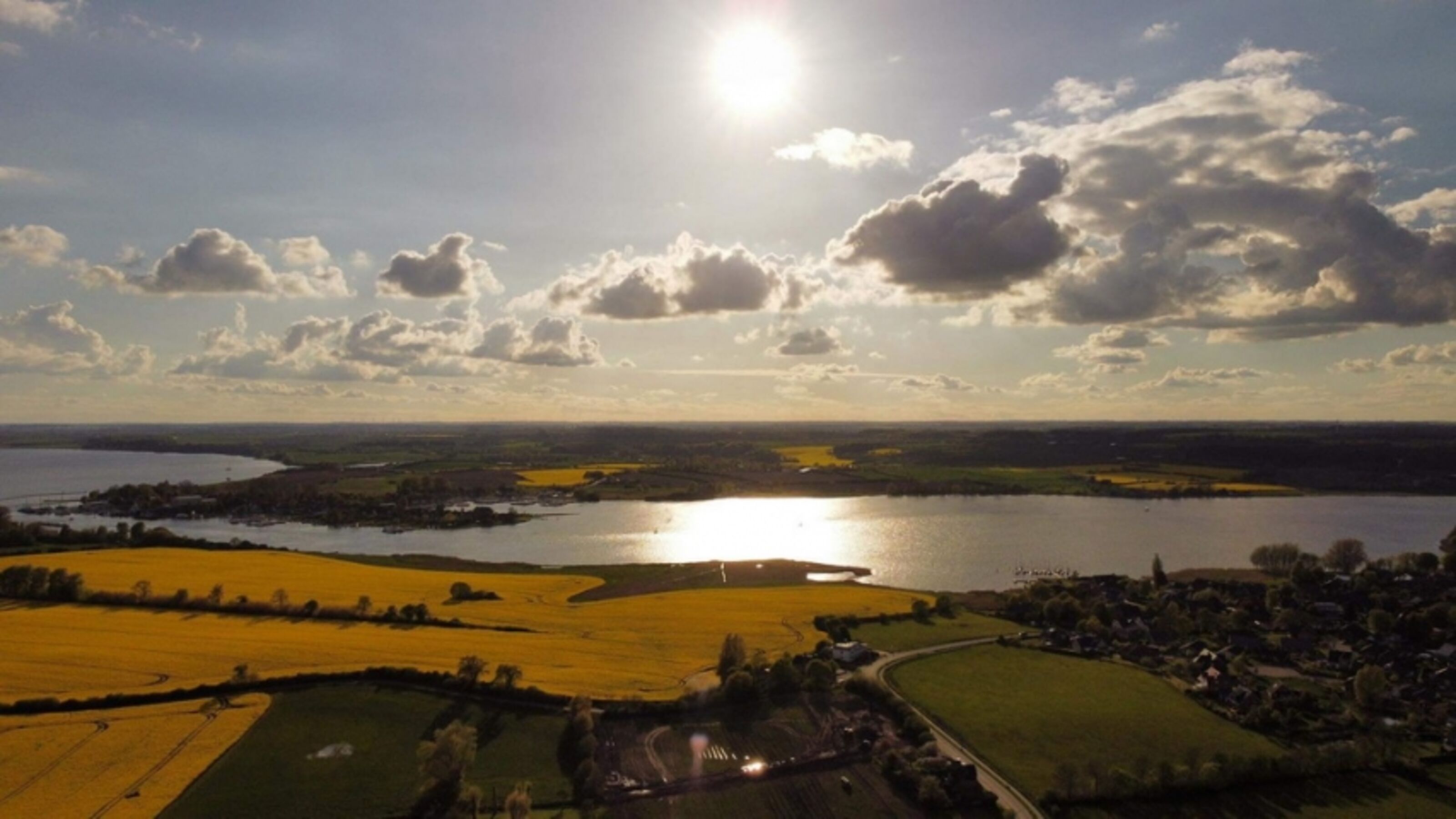 Die Schlei, nur wenige Minuten vom Hof entfernt