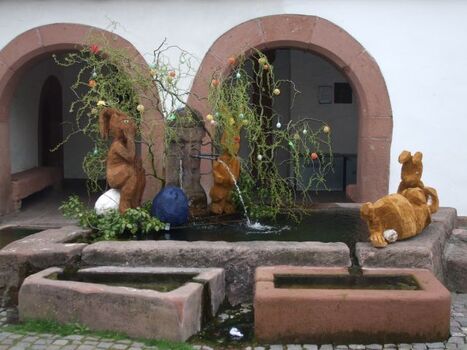 der Brunnen in Leinsweiler