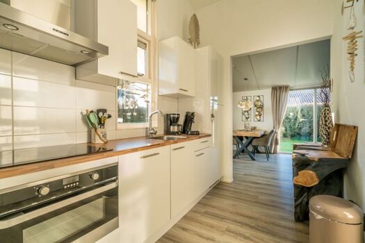 Die offene Küche mit allem Komfort