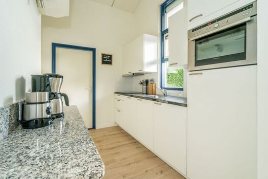 Die offene Küche mit allem Komfort