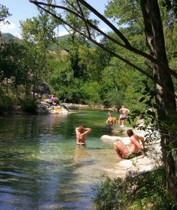 Bademöglichkeit bei Cagli