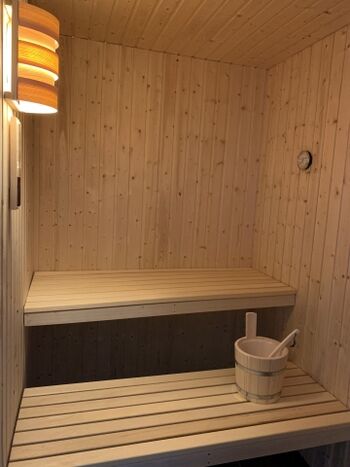 hauseigene Sauna