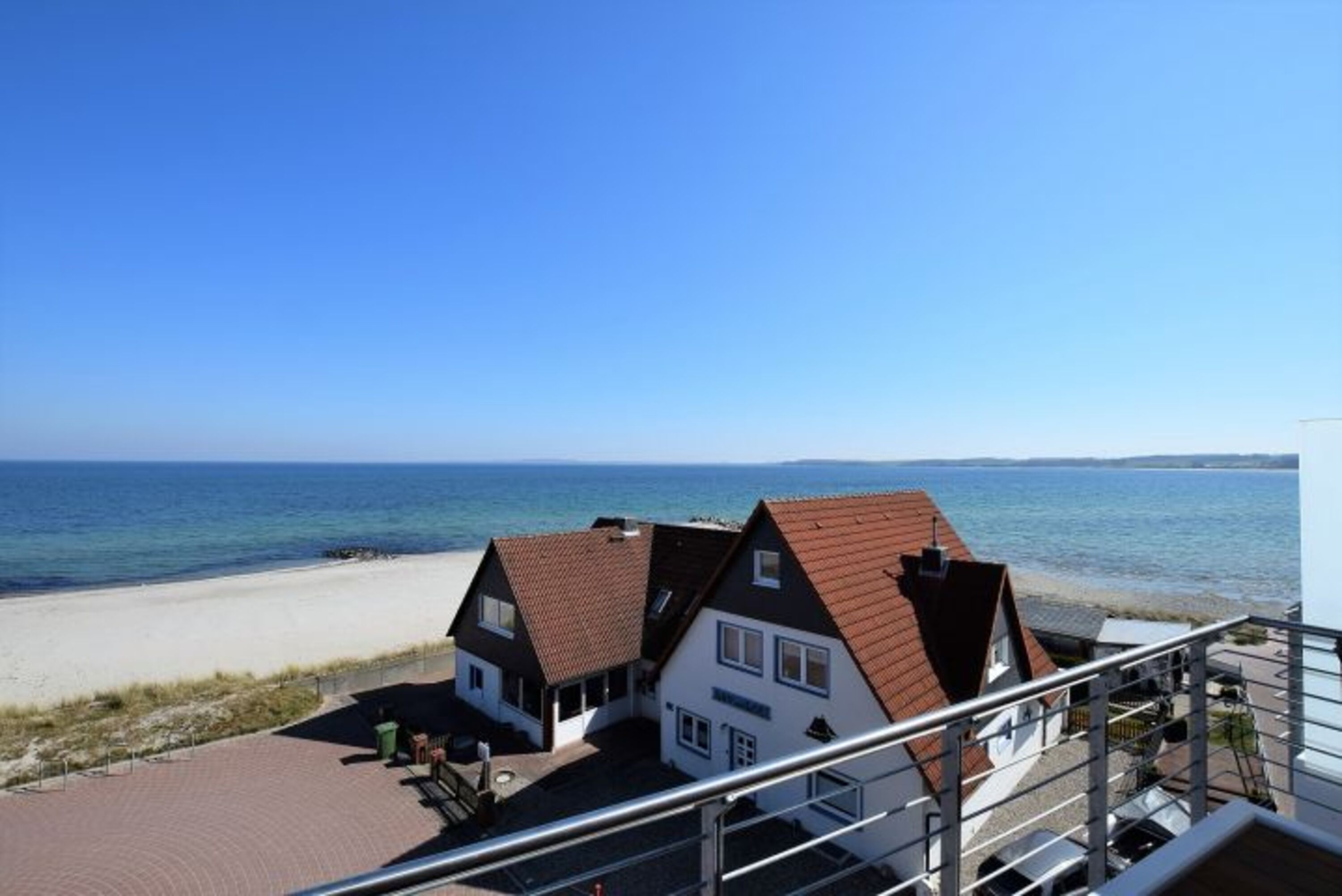 Blick vom Balkon