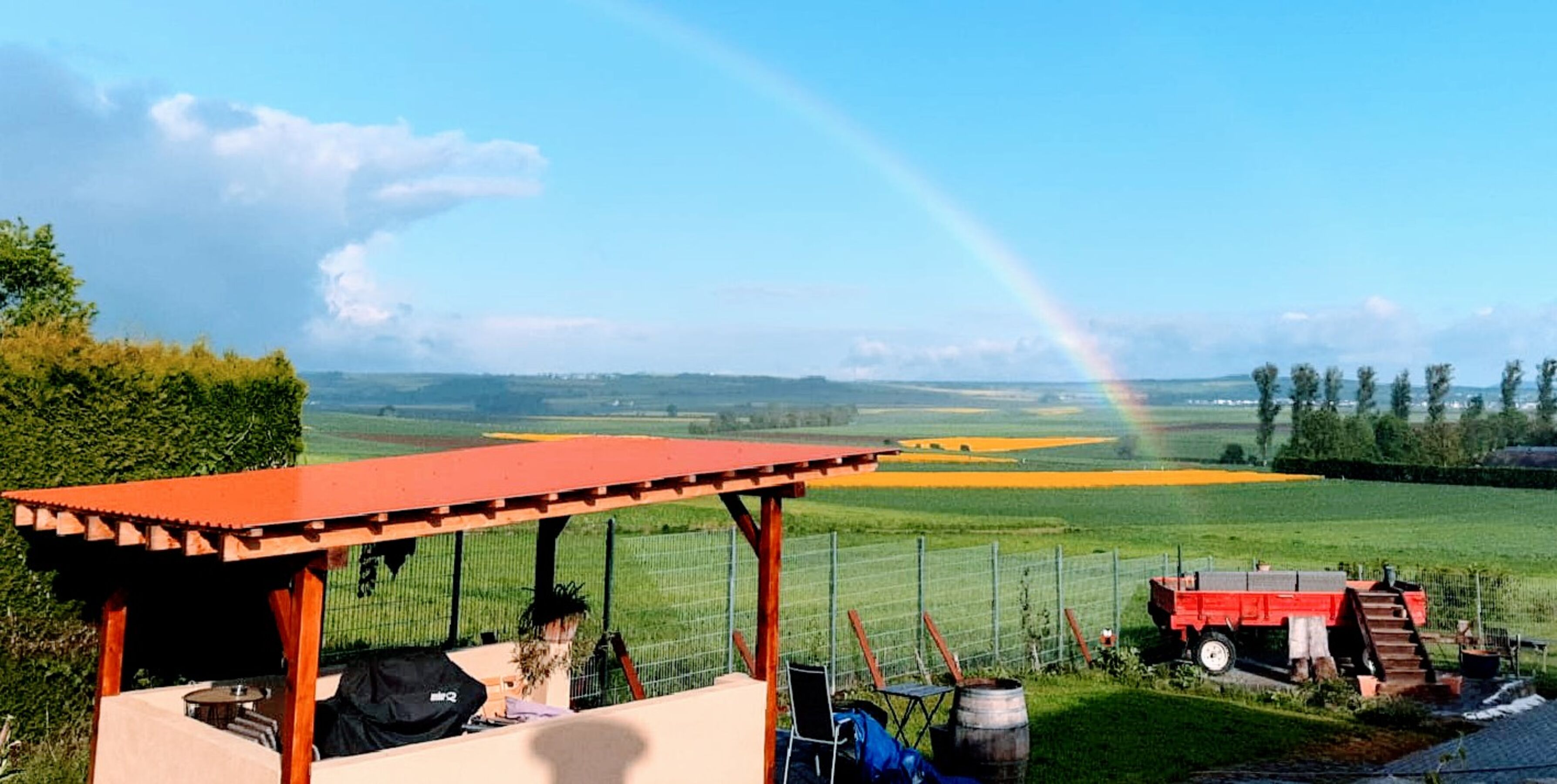 Naturpanorama vom Garten aus