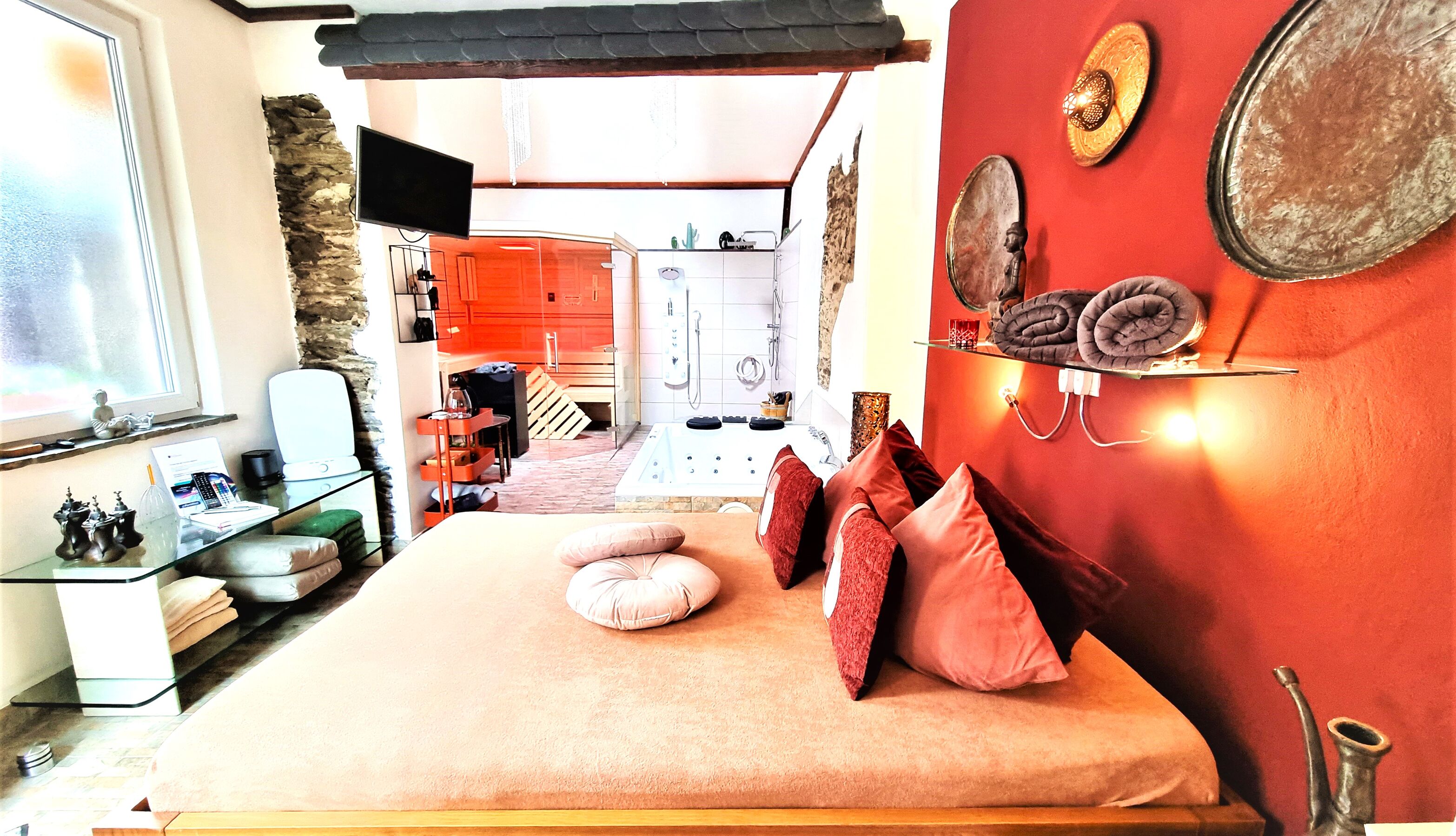 Kuschelecke im Wellness-Bereich