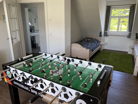 Schlafzimmer im DG mit Kicker