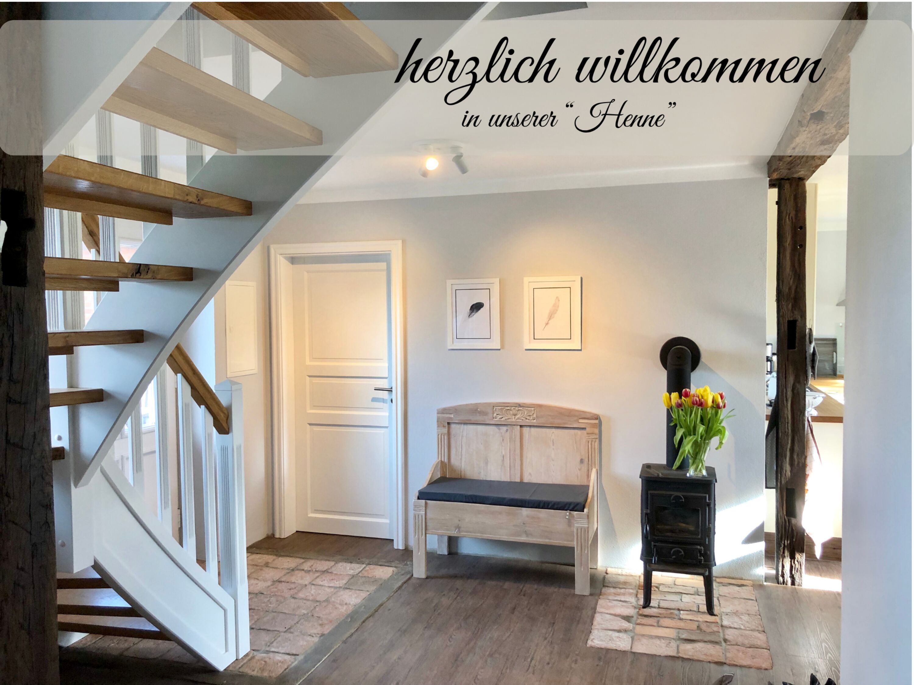 willkommen in unserer Henne