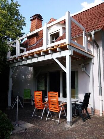 Terrassem teilweise überdacht