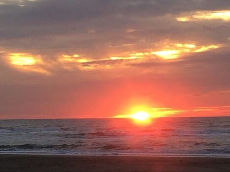 Sonnenuntergang in Callantsoog 