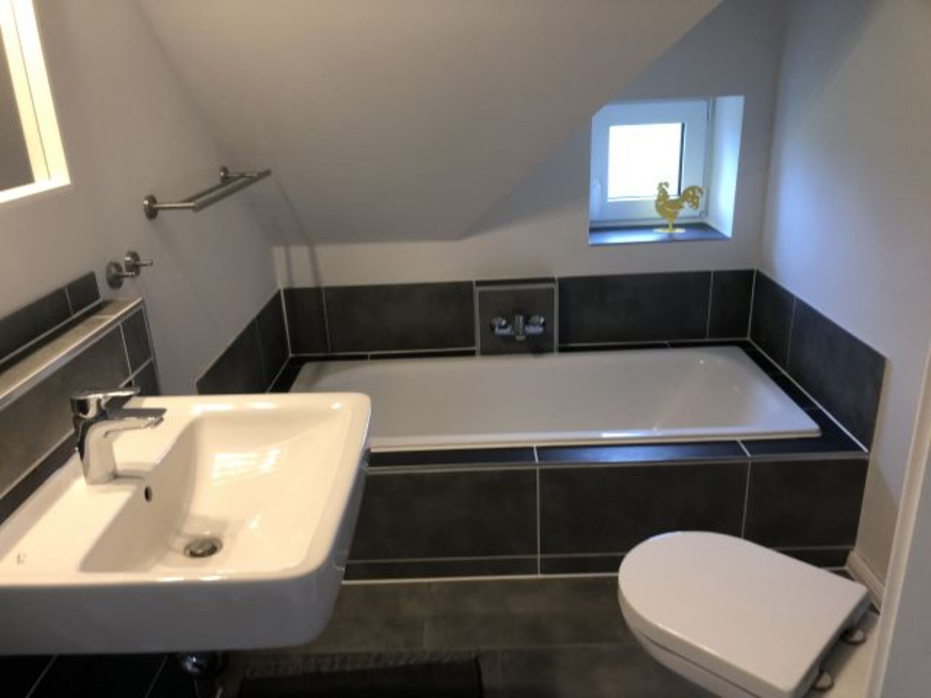Wannenbad im Dachgeschoss
