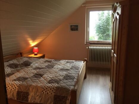 Das Schlafzimmer im 1. OG