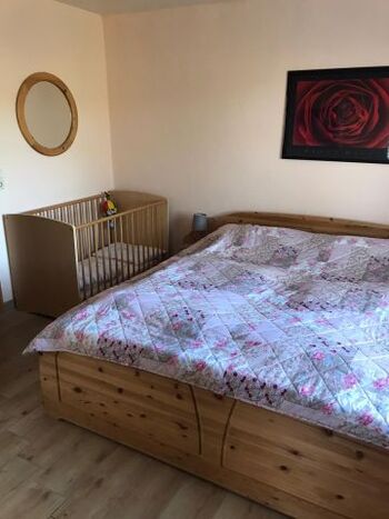 Das Schlafzimmer im EG