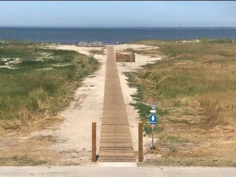 Der Weg zum Hundestrand in Schillig