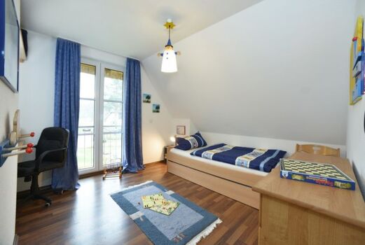 Kinderzimmer mit Kojenbett (2. Bett ausziehbar)