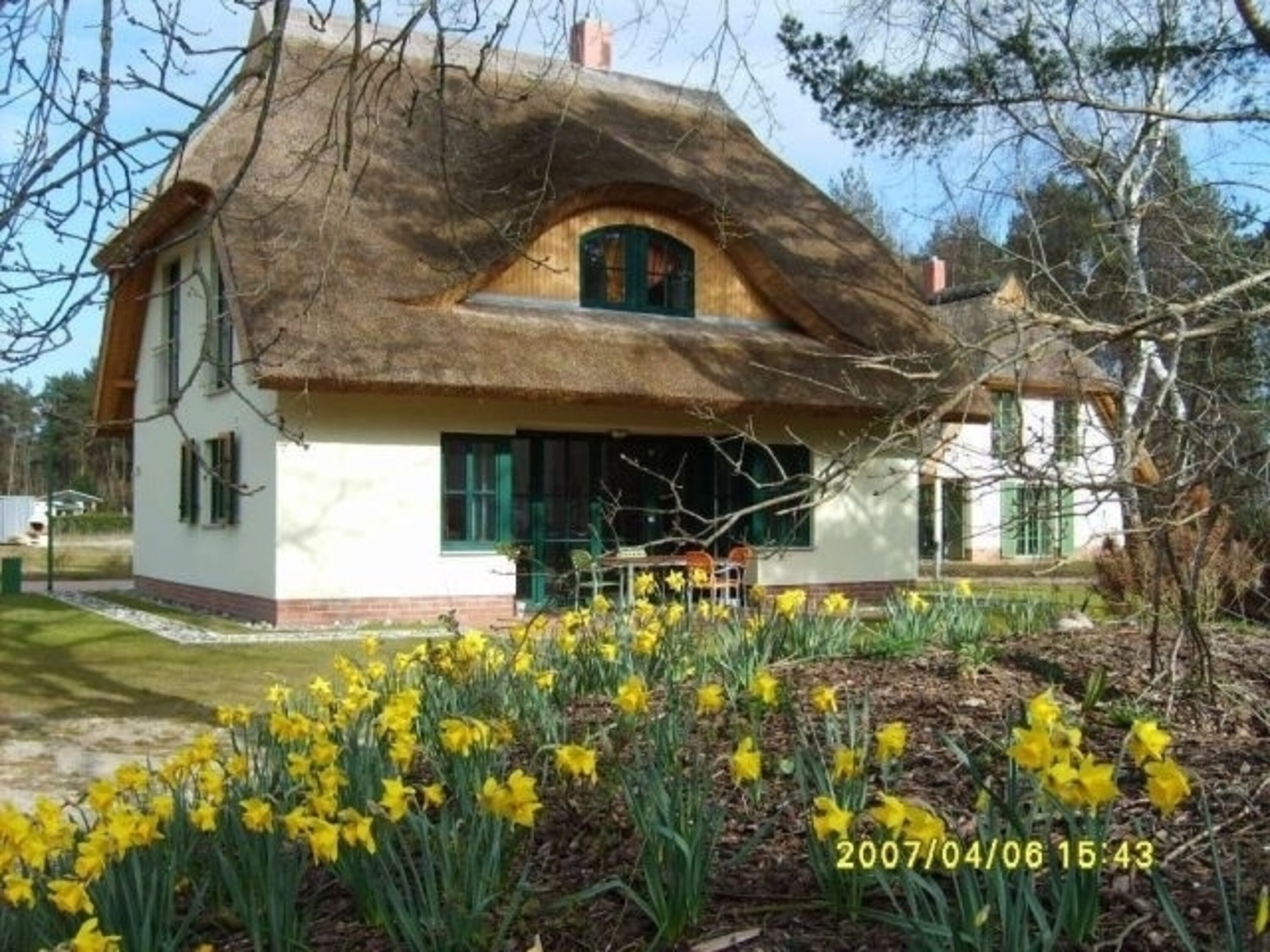 Ferienhaus EVELO im Frühjahr