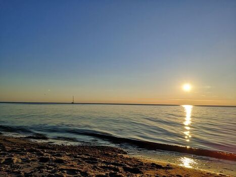 Sonnenuntergang am Strand 1