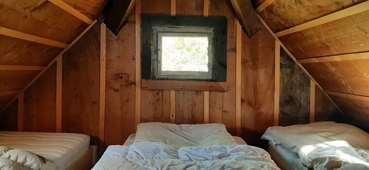 Dachspitz mit Einzelbetten