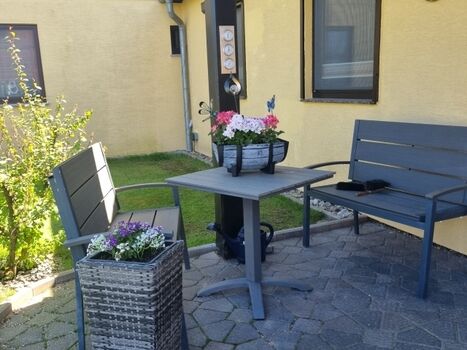 Eingang mit Sitzecke